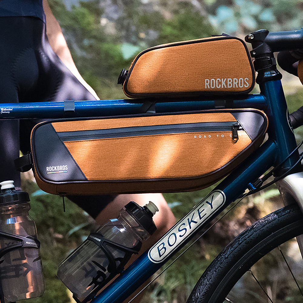 Rockbros TL003 ROAD TO SKY 2L Frame Bag Waterproof - Orange_11