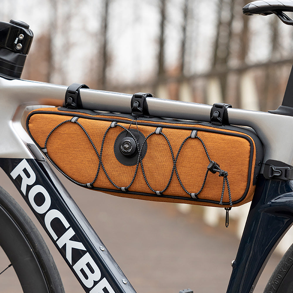 Rockbros TL003 ROAD TO SKY 2L Frame Bag Waterproof - Orange_7