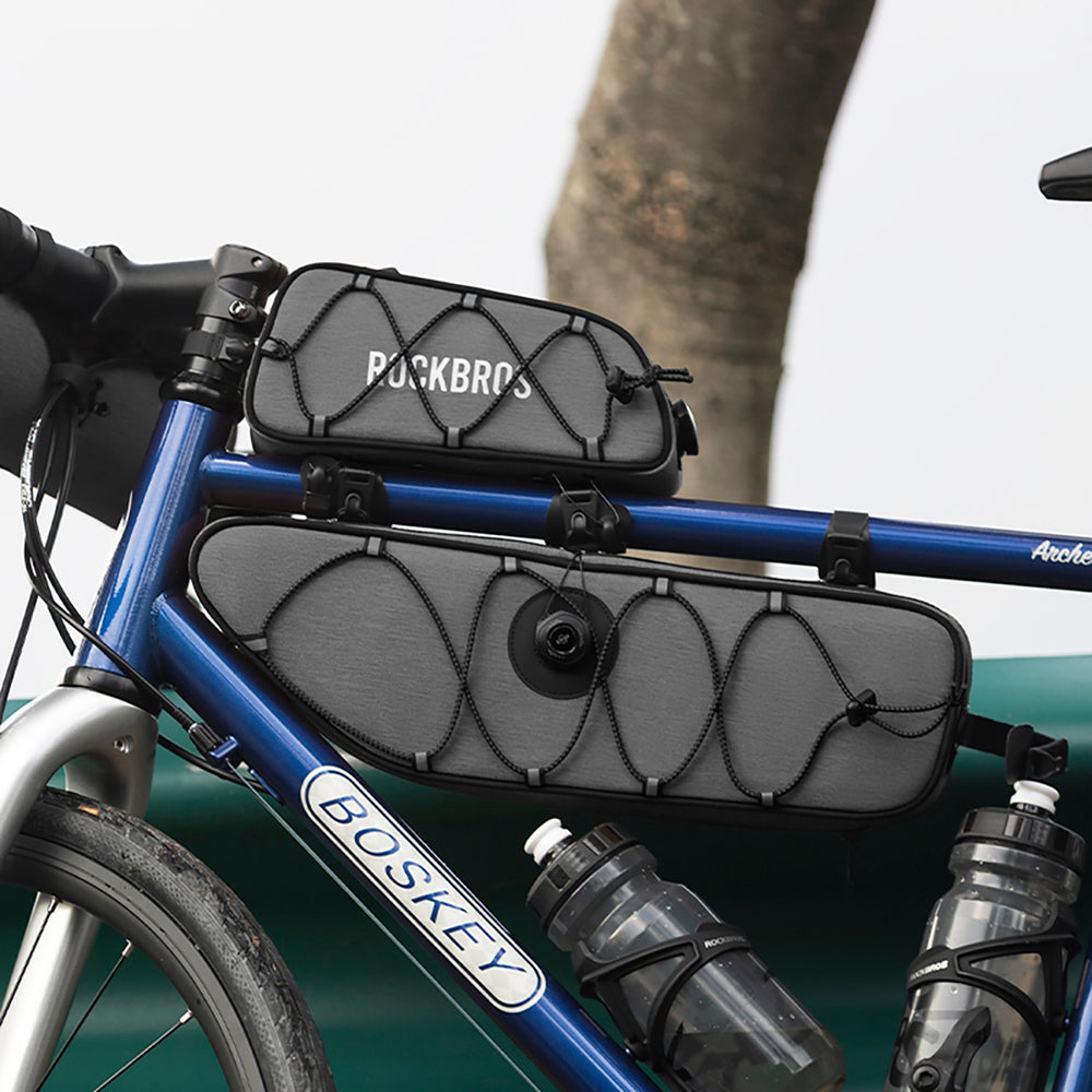 Rockbros TL003 ROAD TO SKY 2L Frame Bag Waterproof - Gray_3