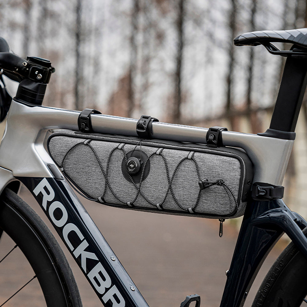 Rockbros TL003 ROAD TO SKY 2L Frame Bag Waterproof - Gray_4