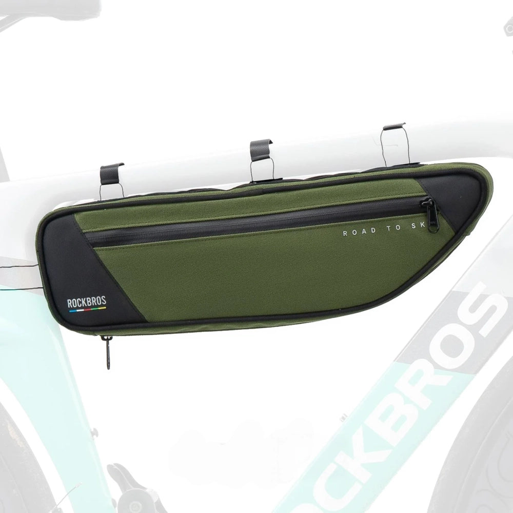 Rockbros TL003 ROAD TO SKY 2L Frame Bag Waterproof - Green_0