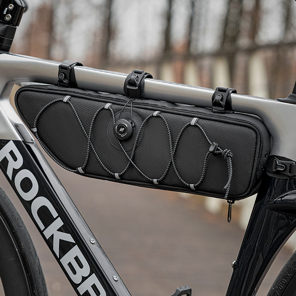Rockbros TL003 ROAD TO SKY 2L Frame Bag Waterproof - Black_2