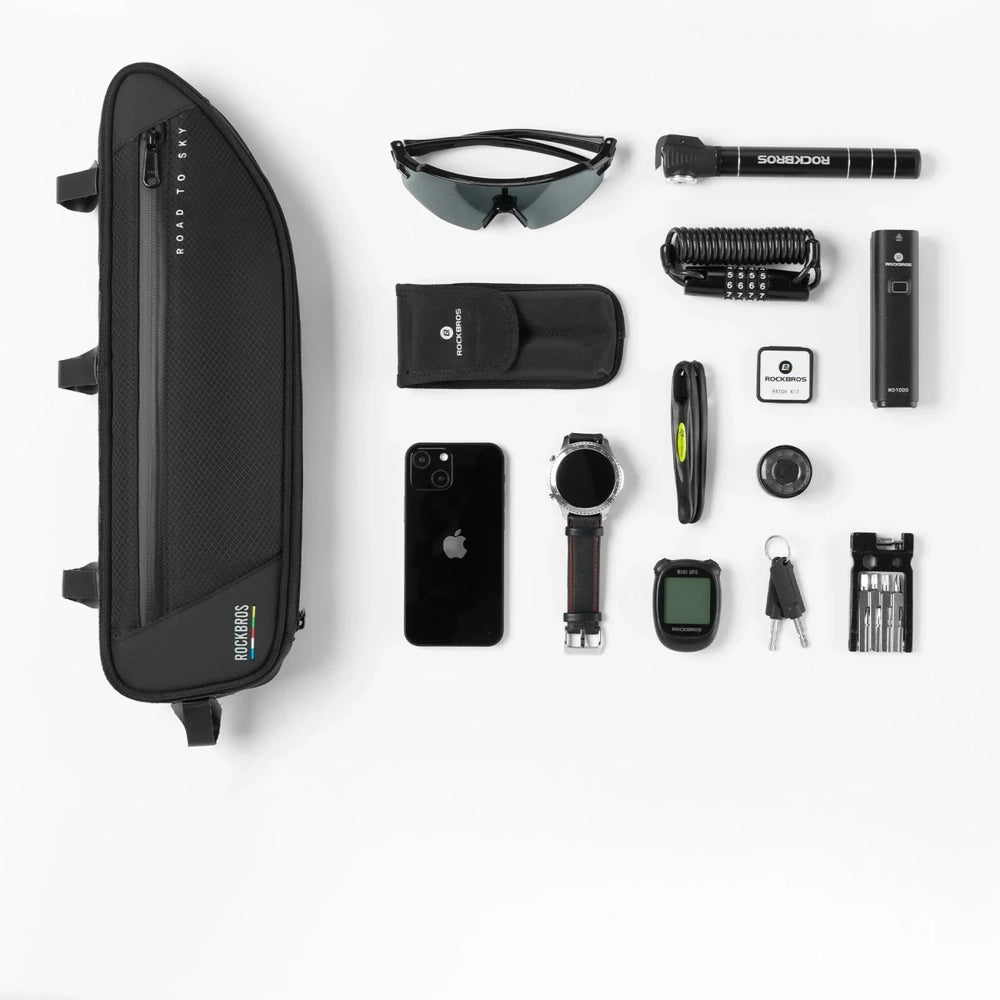 Rockbros TL003 ROAD TO SKY 2L Frame Bag Waterproof - Black_3