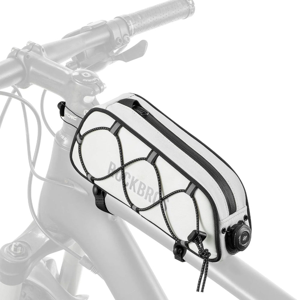 Rockbros TL004 ROAD TO SKY 0.7L Waterproof Frame Bike Bag - White_0