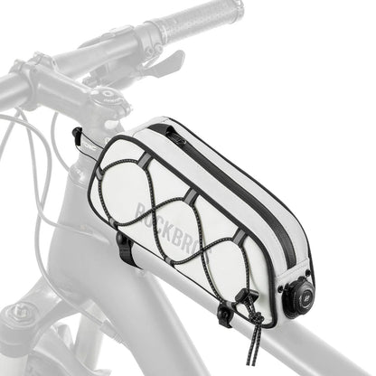 Rockbros TL004 ROAD TO SKY 0.7L Waterproof Frame Bike Bag - White_0