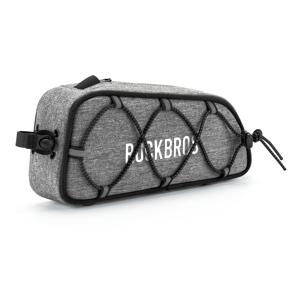 Rockbros TL004 ROAD TO SKY 0.7L Waterproof Frame Bike Bag - Gray_1