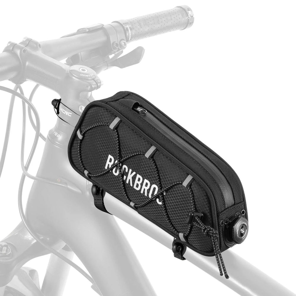 Rockbros TL004 ROAD TO SKY 0.7L Waterproof Frame Bike Bag - Black_0