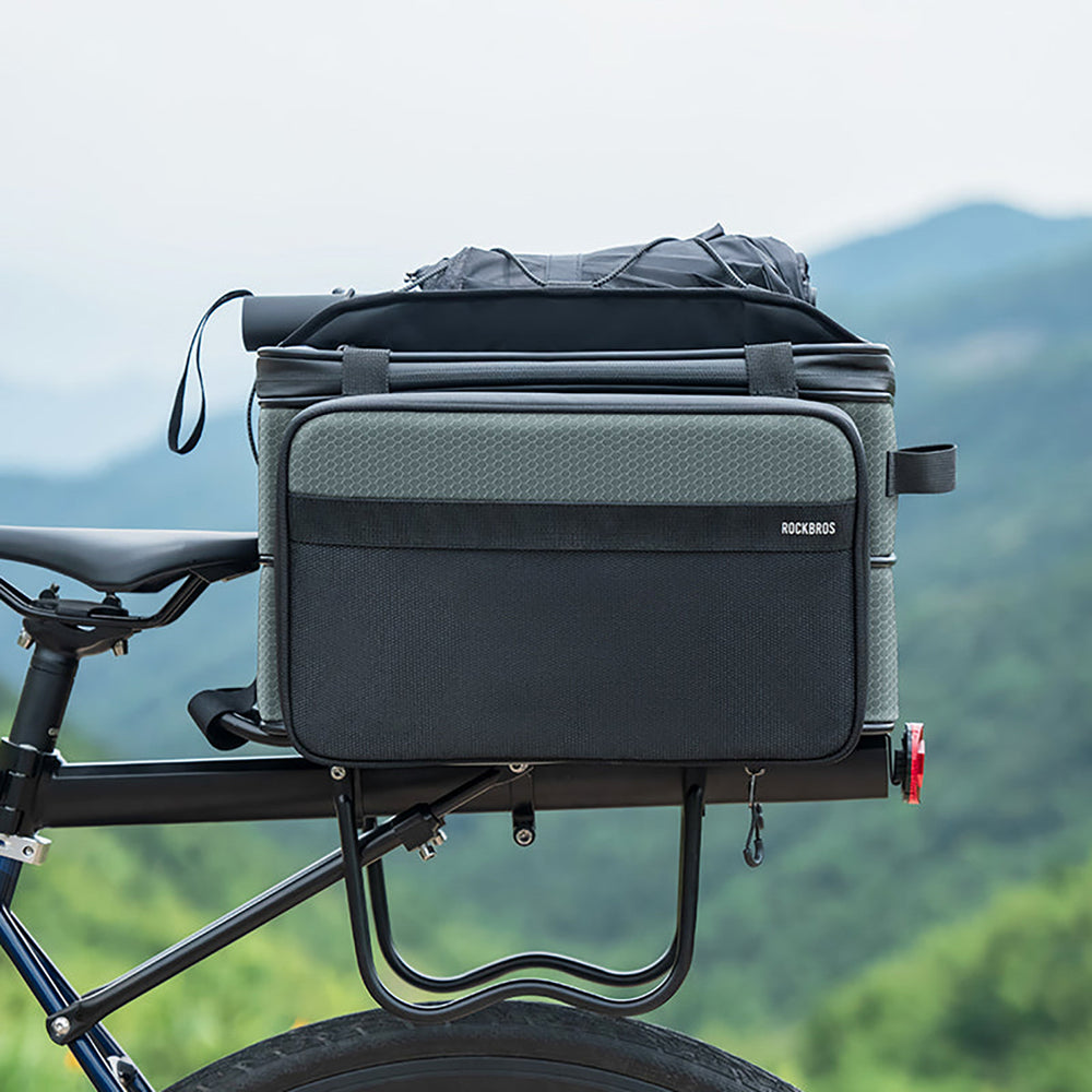 Rockbros A30 ROAD TO SKY Foldable Bike Bag for Trunk 15-30L - Gray_10