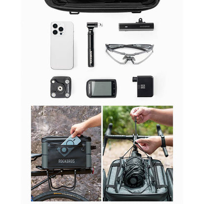 Rockbros A30 ROAD TO SKY Foldable Bike Bag for Trunk 15-30L - Gray_14