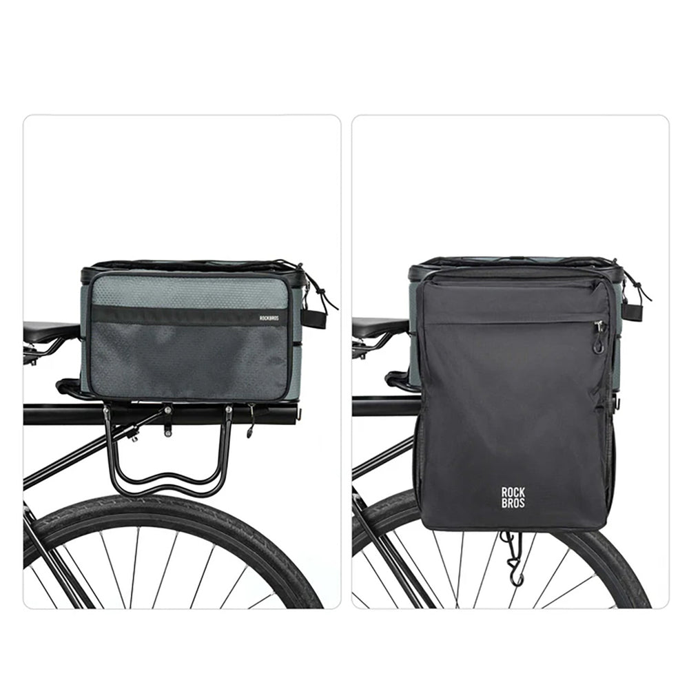 Rockbros A30 ROAD TO SKY Foldable Bike Bag for Trunk 15-30L - Gray_2