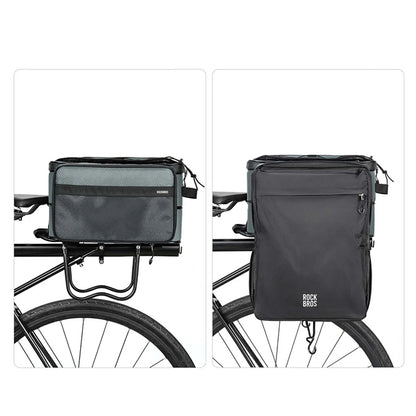 Rockbros A30 ROAD TO SKY Foldable Bike Bag for Trunk 15-30L - Gray_2
