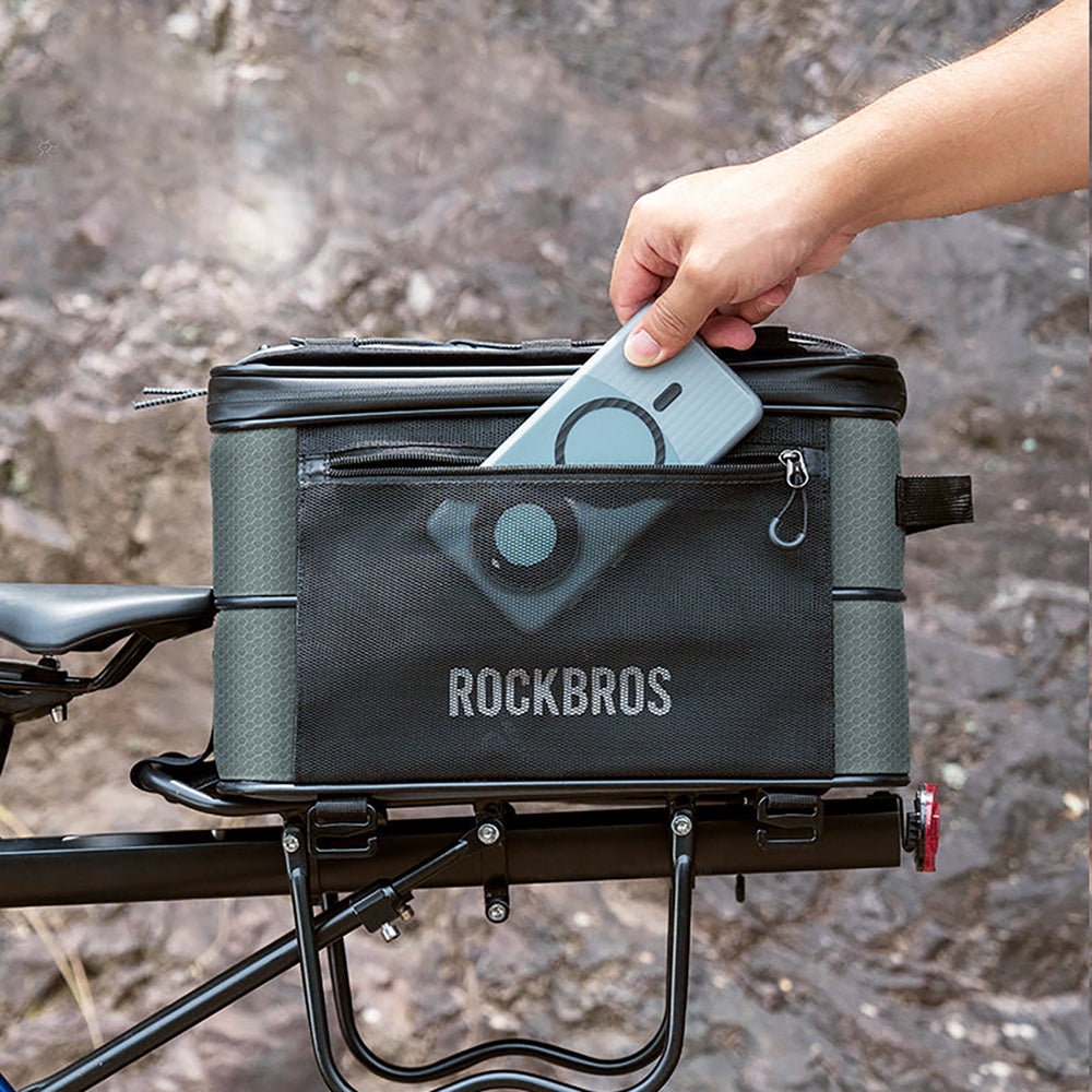 Rockbros A30 ROAD TO SKY Foldable Bike Bag for Trunk 15-30L - Gray_3