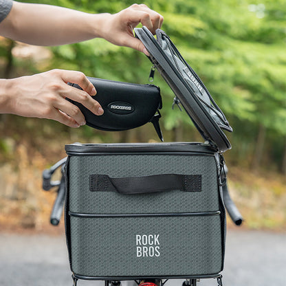 Rockbros A30 ROAD TO SKY Foldable Bike Bag for Trunk 15-30L - Gray_6