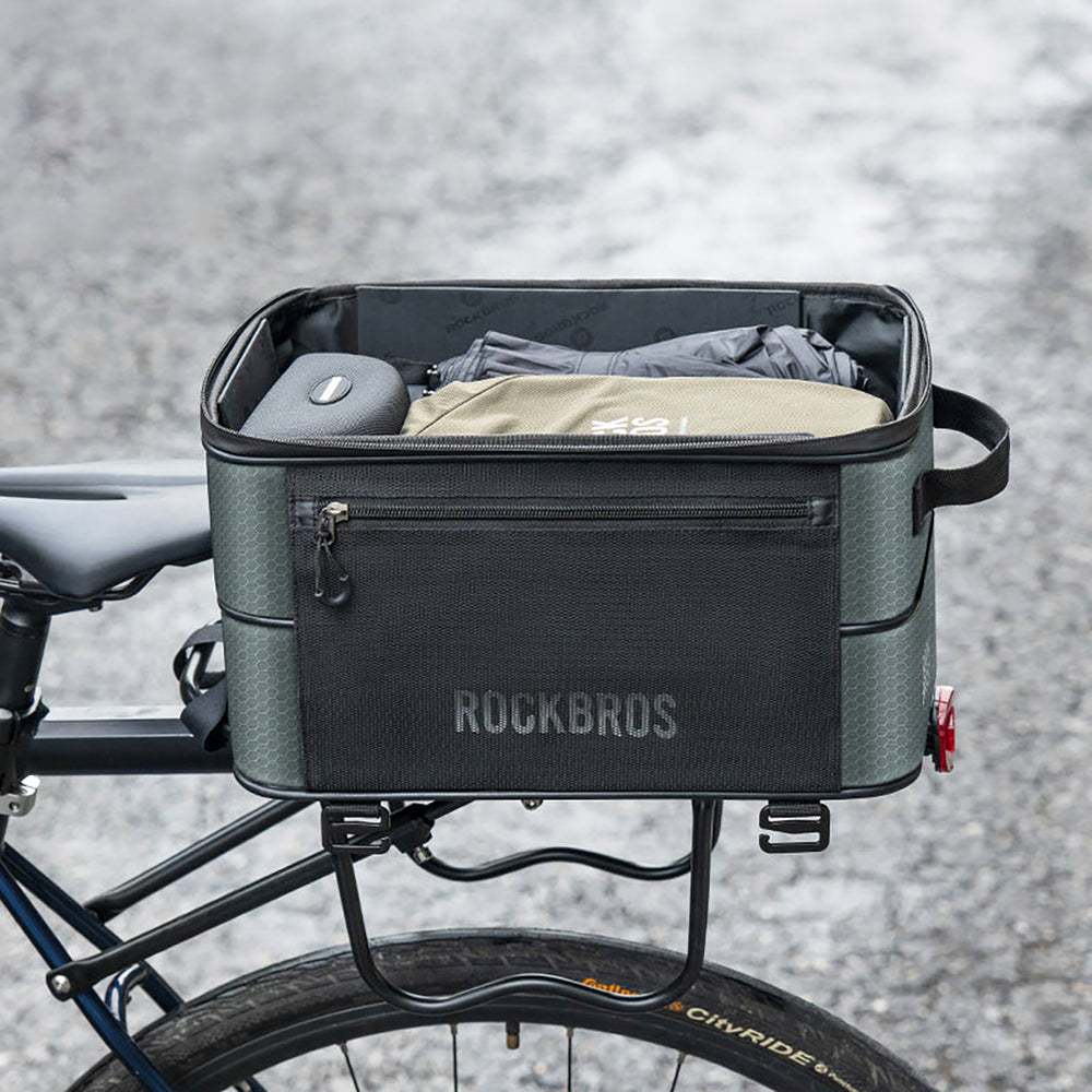 Rockbros A30 ROAD TO SKY Foldable Bike Bag for Trunk 15-30L - Gray_7