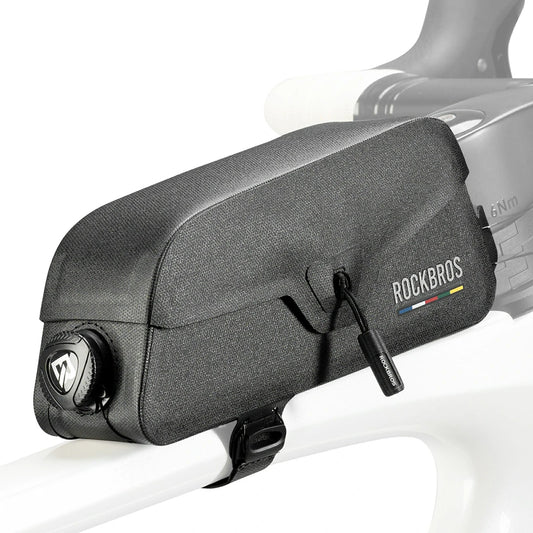 Rockbros AS-134 ROAD TO SKY waterproof bike frame bag 0.6 l - black_0