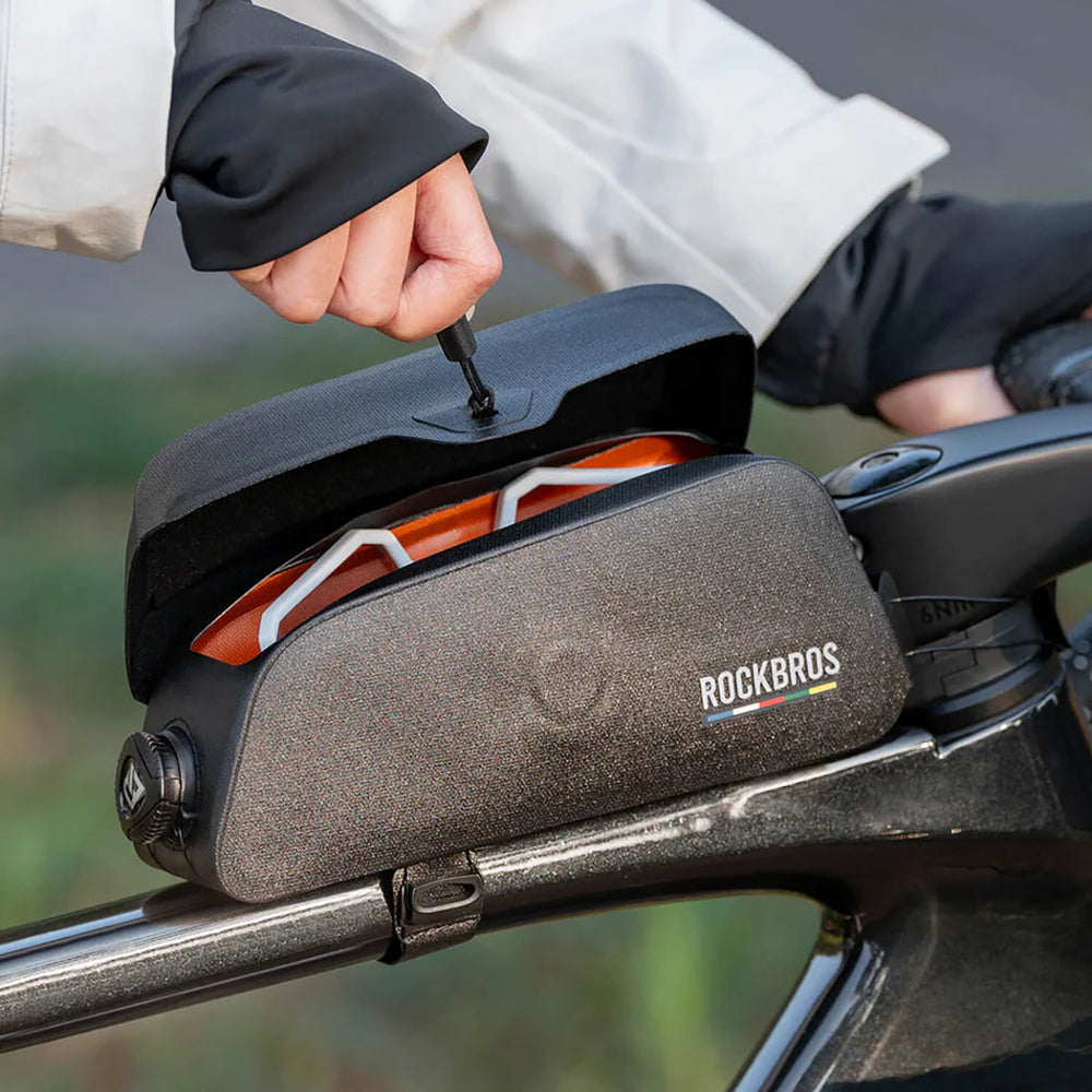 Rockbros AS-134 ROAD TO SKY 0.9L Frame Bag Waterproof - Black_2