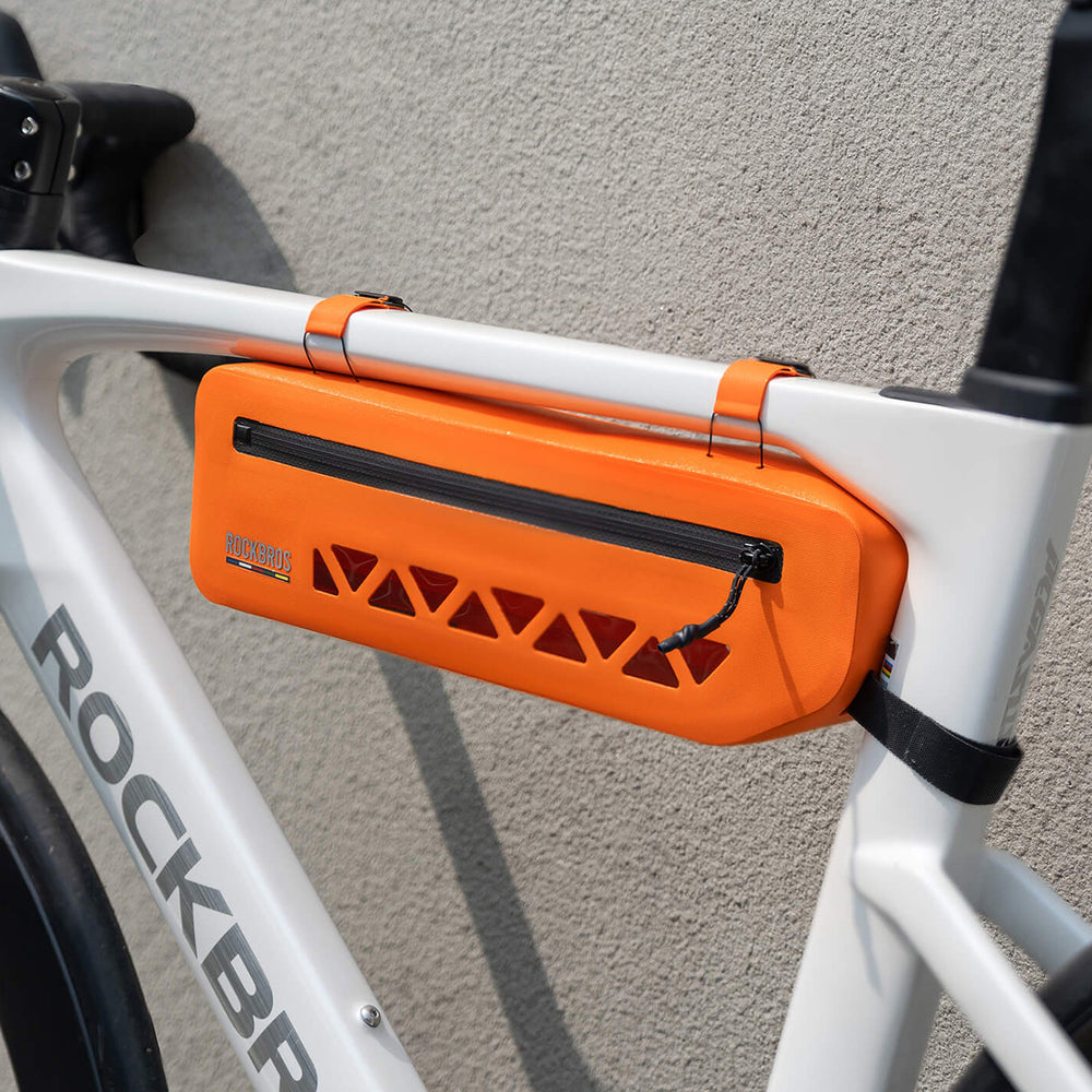 Rockbros AS-140 ROAD TO SKY waterproof frame bag 1.7 l - orange_4