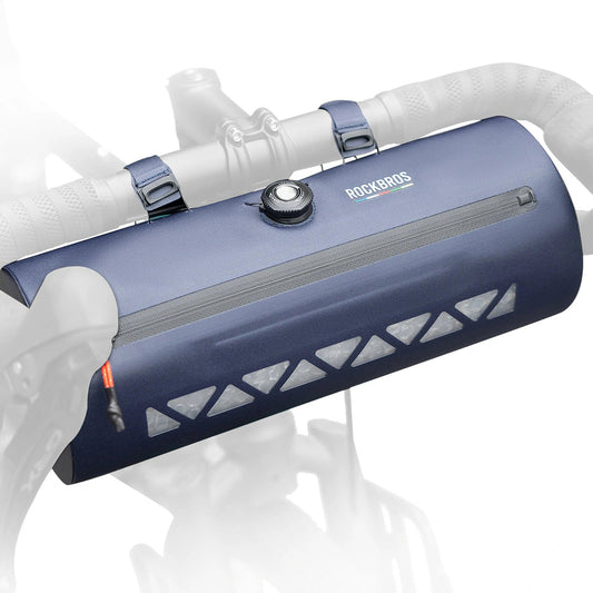 Rockbros AS-144 ROAD TO SKY handlebar bicycle bag, waterproof, 4 l - blue_0