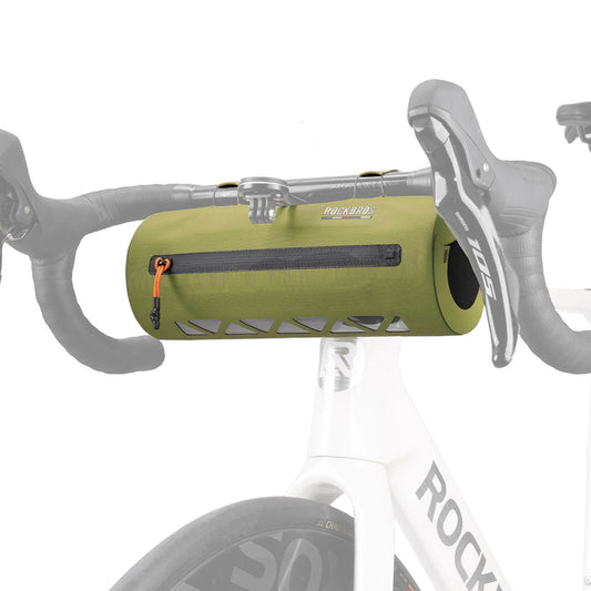 Rockbros AS-145 ROAD TO SKY handlebar bicycle bag, waterproof, 2 l - green_0