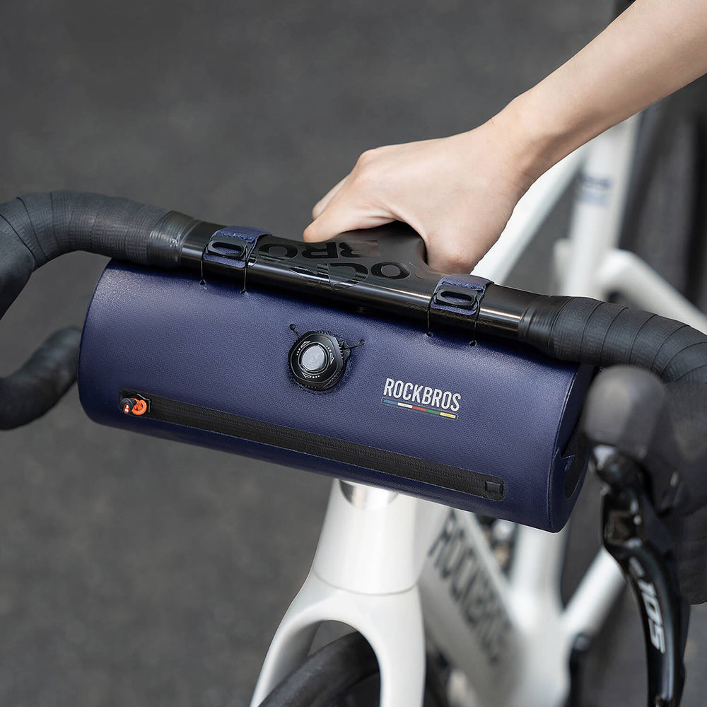 Rockbros AS-143 ROAD TO SKY handlebar bicycle bag waterproof 2 l - blue_3