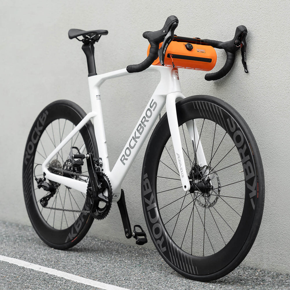 Rockbros AS-143 ROAD TO SKY handlebar bicycle bag, waterproof, 2 l - orange_1