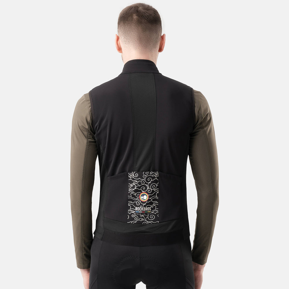 Rockbros TLMJ002 ROAD TO SKY insulated windproof vest S - black_5