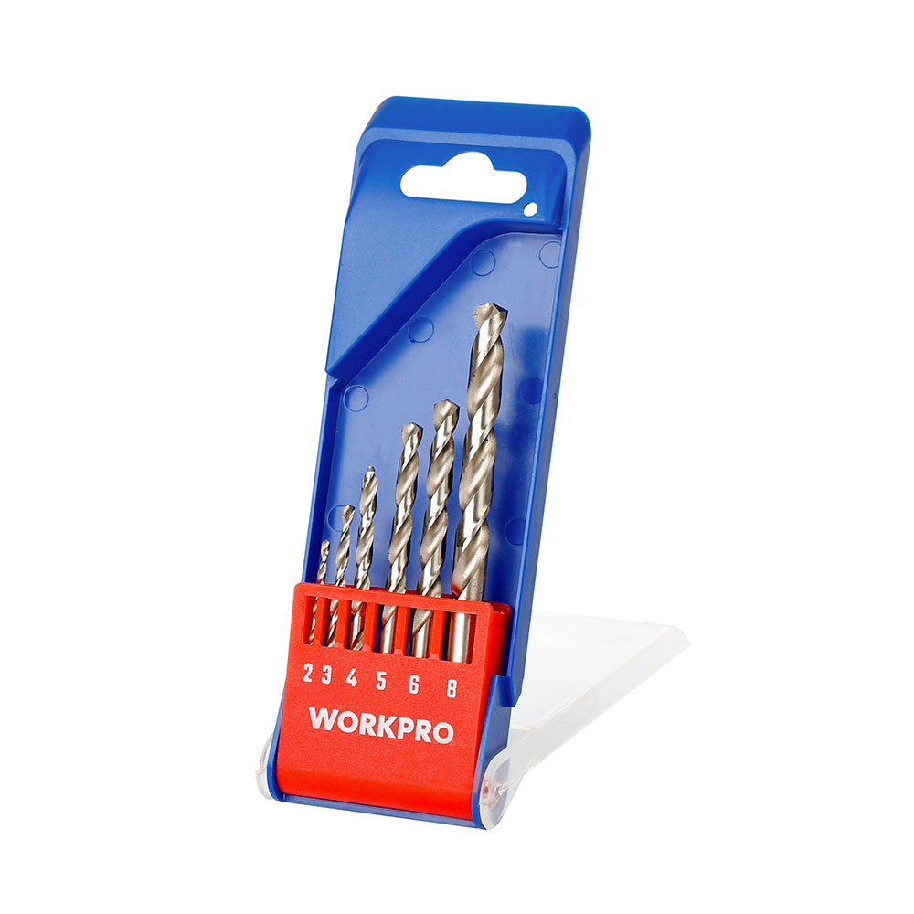 Brocas de metal, conjunto de 6 peÃ§as. workpro_0