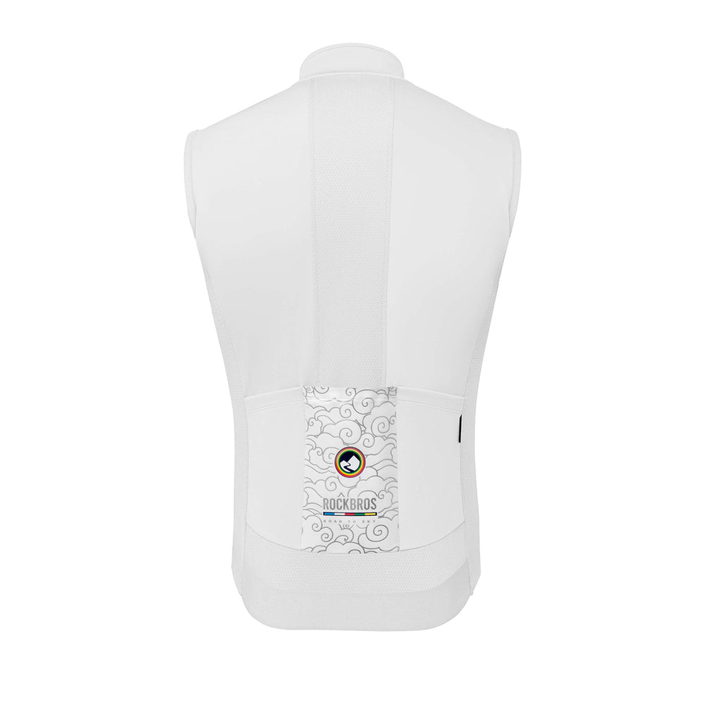 Rockbros TLMJ002 ROAD TO SKY windproof vest insulated M - white_2