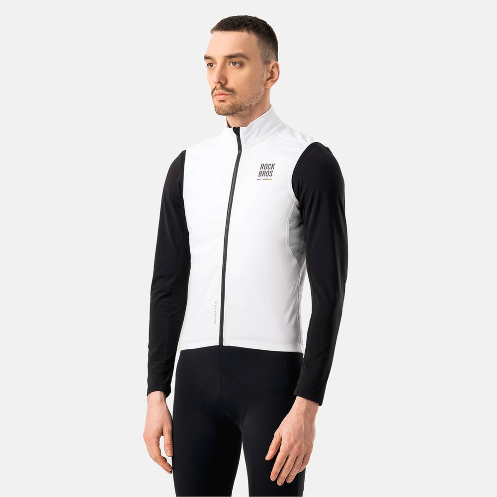 Rockbros TLMJ002 ROAD TO SKY windproof vest insulated M - white_4