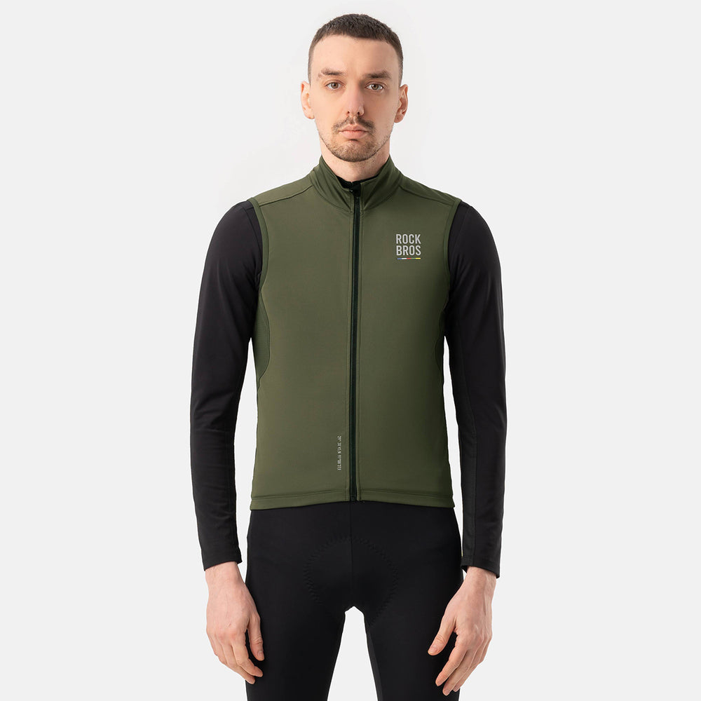 Rockbros TLMJ002 ROAD TO SKY insulated windproof vest S - green_3