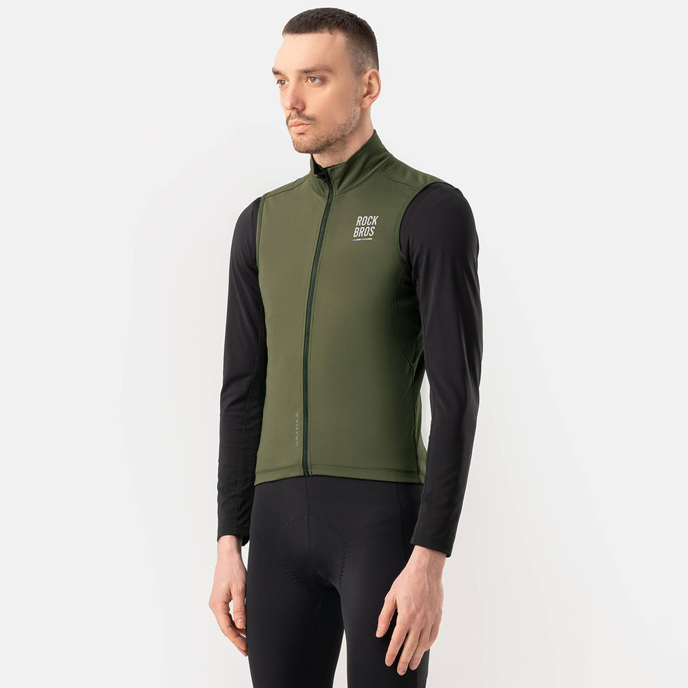 Rockbros TLMJ002 ROAD TO SKY insulated windproof vest S - green_4