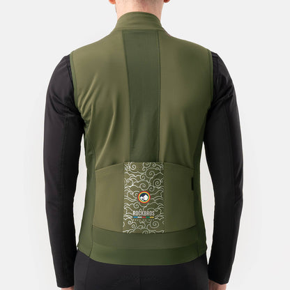 Rockbros TLMJ002 ROAD TO SKY insulated windproof vest S - green_5