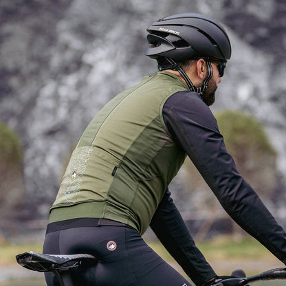 Rockbros TLMJ002 ROAD TO SKY insulated windproof vest M - green_6