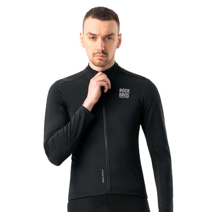Rockbros TLWT001 ROAD TO SKY windproof insulated cycling jersey L - black_2
