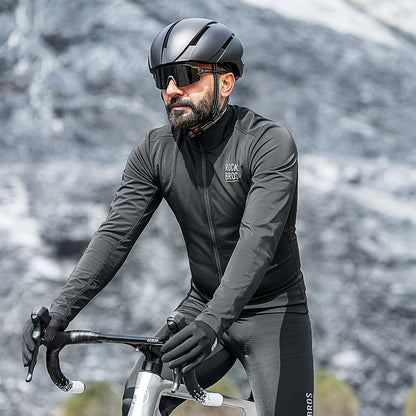 Rockbros TLWT001 ROAD TO SKY windproof insulated cycling jersey L - black_5