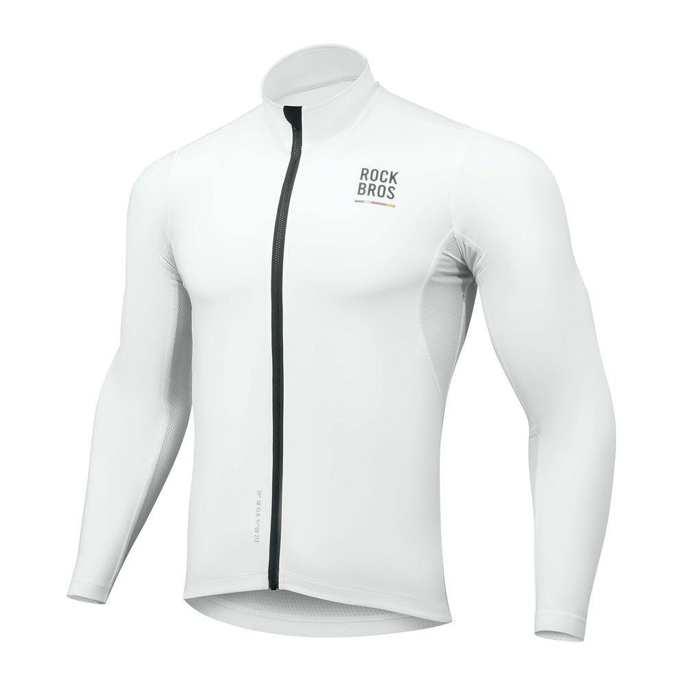 Rockbrs TLWT001 ROAD TO SKY cycling sweatshirt, windproof, insulated, S - white_0