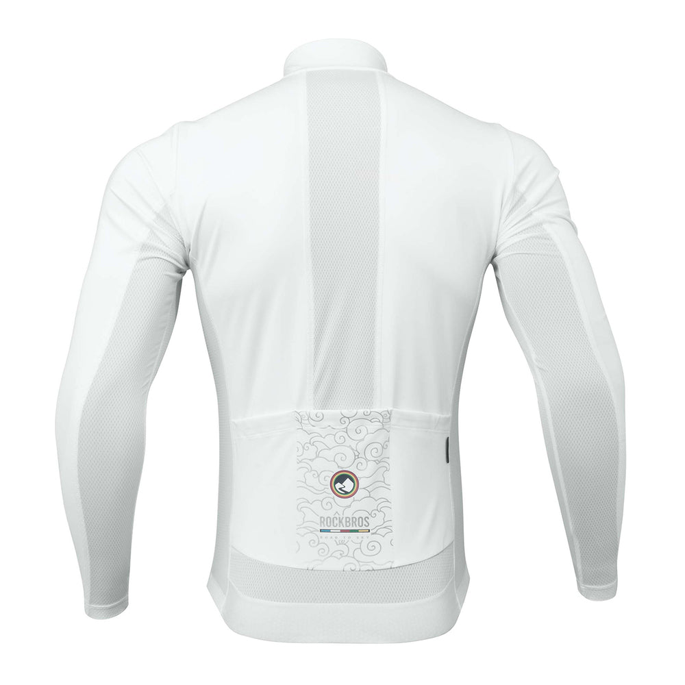 Rockbrs TLWT001 ROAD TO SKY cycling sweatshirt, windproof, insulated, S - white_1