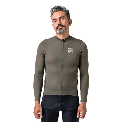 Rockbros 15220003003 ROAD TO SKY men's cycling jersey long sleeve M - green_3