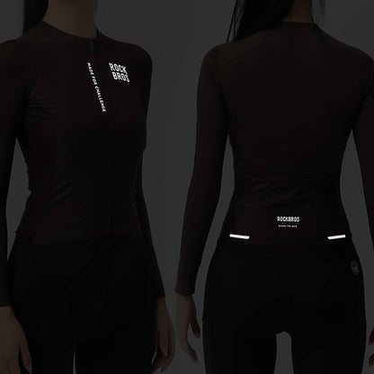 Rockbros 15110012003 ROAD TO SKY women's cycling jersey long sleeve S - white_7