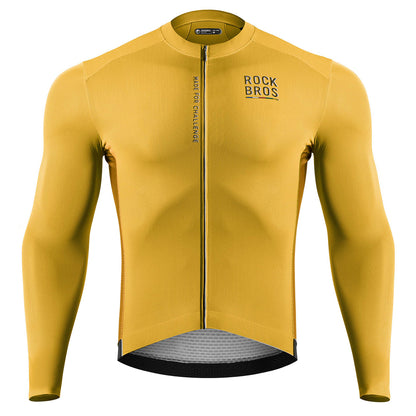Rockbros 15120015025 ROAD TO SKY men's long sleeve cycling jersey L - yellow_0