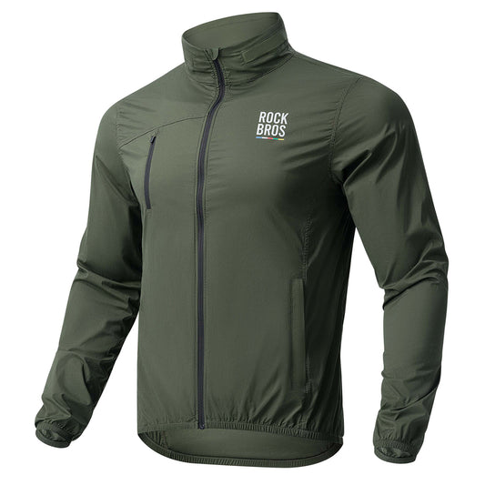 Rockbros TLWT002 ROAD TO SKY S Bicycle Windbreaker - Green_0