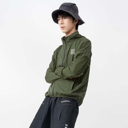 Rockbros TLWT002 ROAD TO SKY M Bicycle Windbreaker - Green_2
