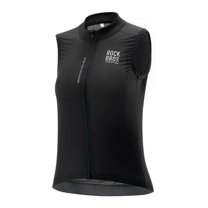 Rockbros TLMJ003 ROAD TO SKY Women's Lightweight Breathable Cycling Vest S - Black_0