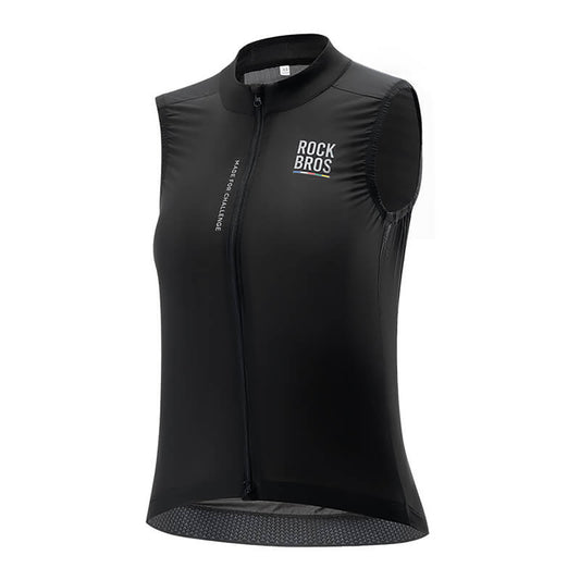 Rockbros TLMJ003 ROAD TO SKY Women's Lightweight Breathable Cycling Vest S - Black_0