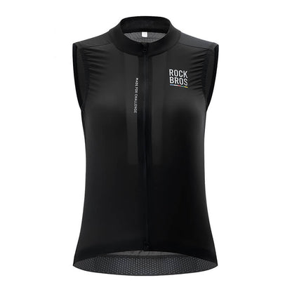 Rockbros TLMJ003 ROAD TO SKY Women's Lightweight Breathable Cycling Vest S - Black_1