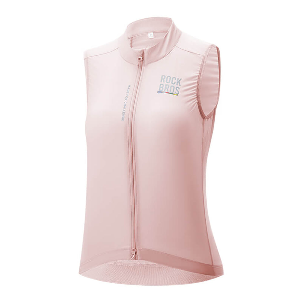 Rockbros TLMJ003 ROAD TO SKY women's cycling vest lightweight breathable L - pink_0