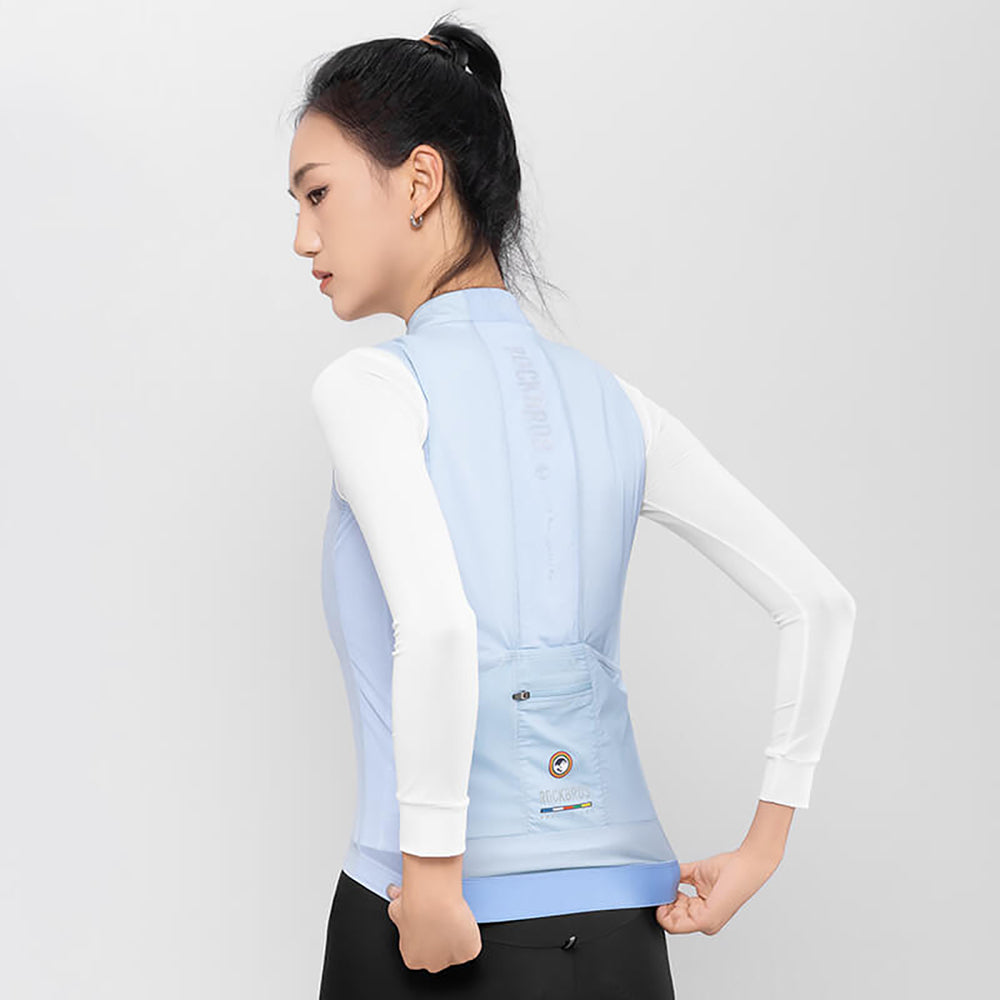 Rockbros TLMJ003 ROAD TO SKY women's lightweight breathable cycling vest S - blue_5