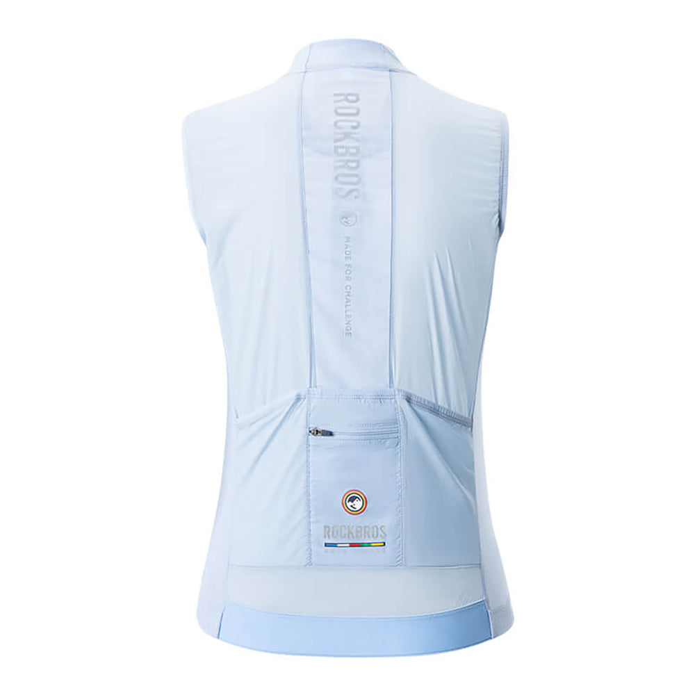 Rockbros TLMJ003 ROAD TO SKY women's lightweight breathable cycling vest L - blue_2