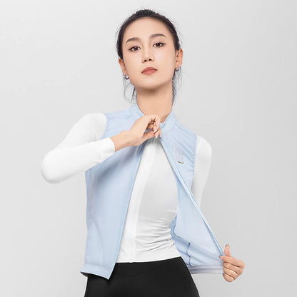 Rockbros TLMJ003 ROAD TO SKY women's lightweight breathable cycling vest L - blue_4