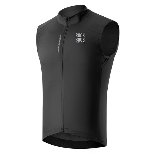 Rockbros TLMJ003-01 ROAD TO SKY men's lightweight breathable cycling vest S - black_0